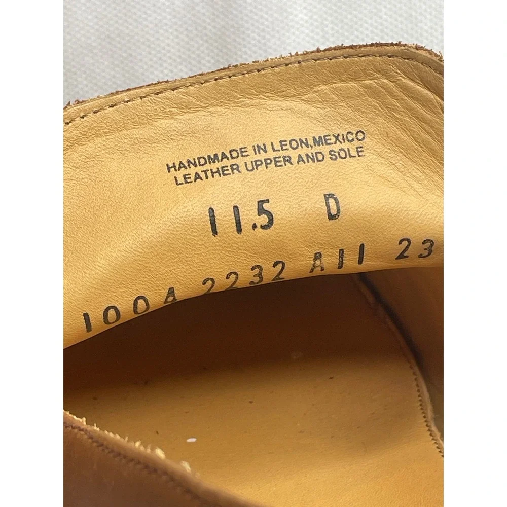 Tecovas The Monterrey Slip-On Leather Loafers Mens Size US 11.5 D Butterscotch